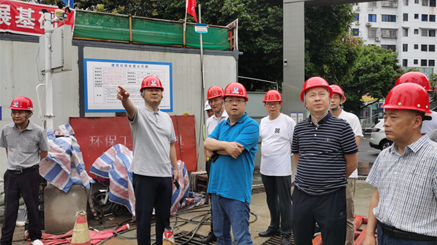集团党委委员、副总经理倪丹检查集团在建项目安全工作