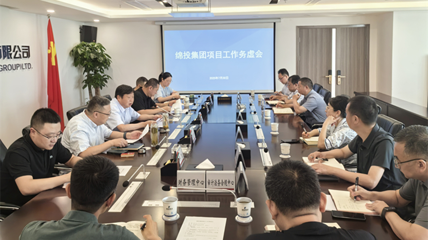 绵投集团召开项目工作务虚会